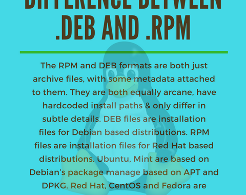 Facts-diff between deb and rpm